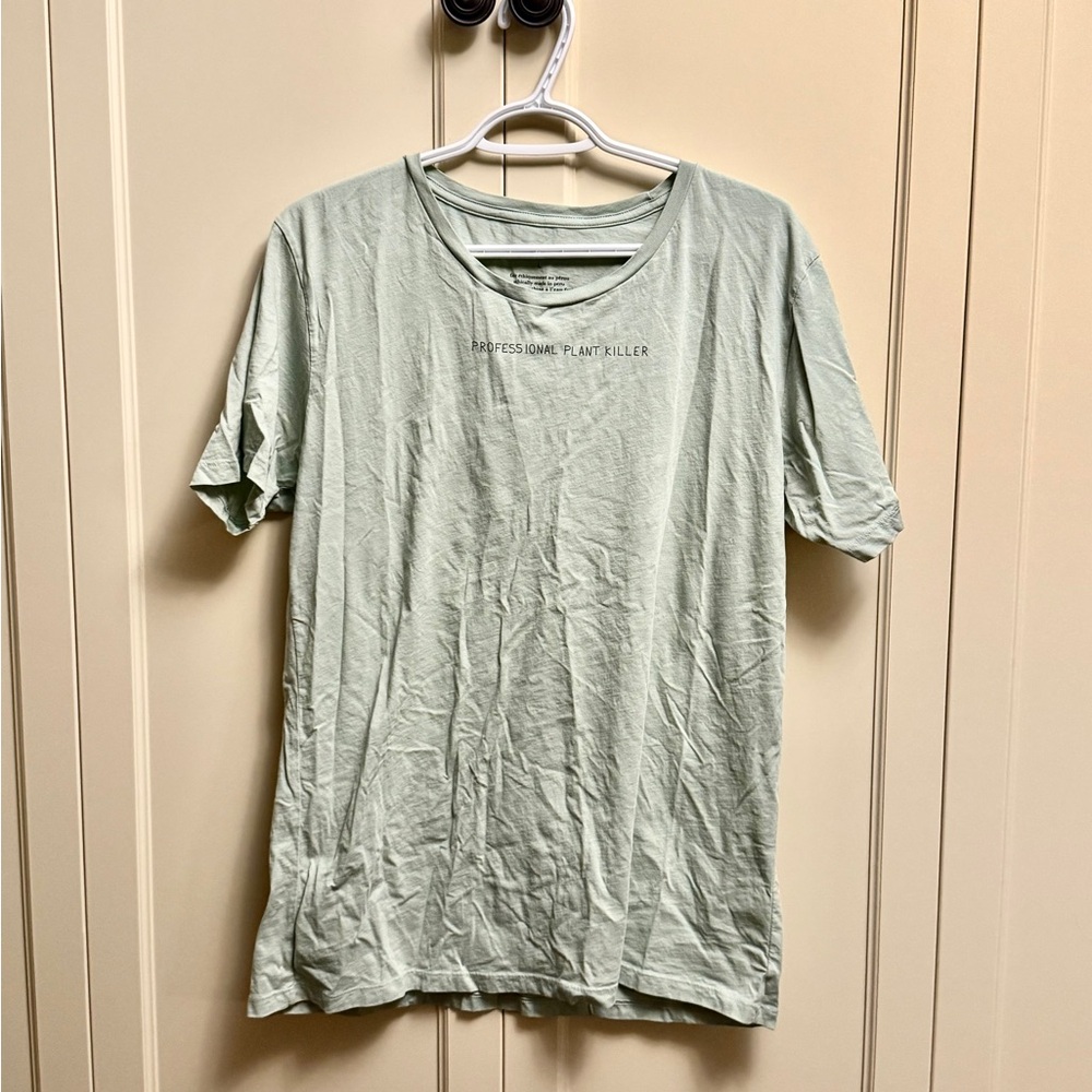2/$15 Mimi and August Light Sage Graphic Tee - Professional Plant Killer